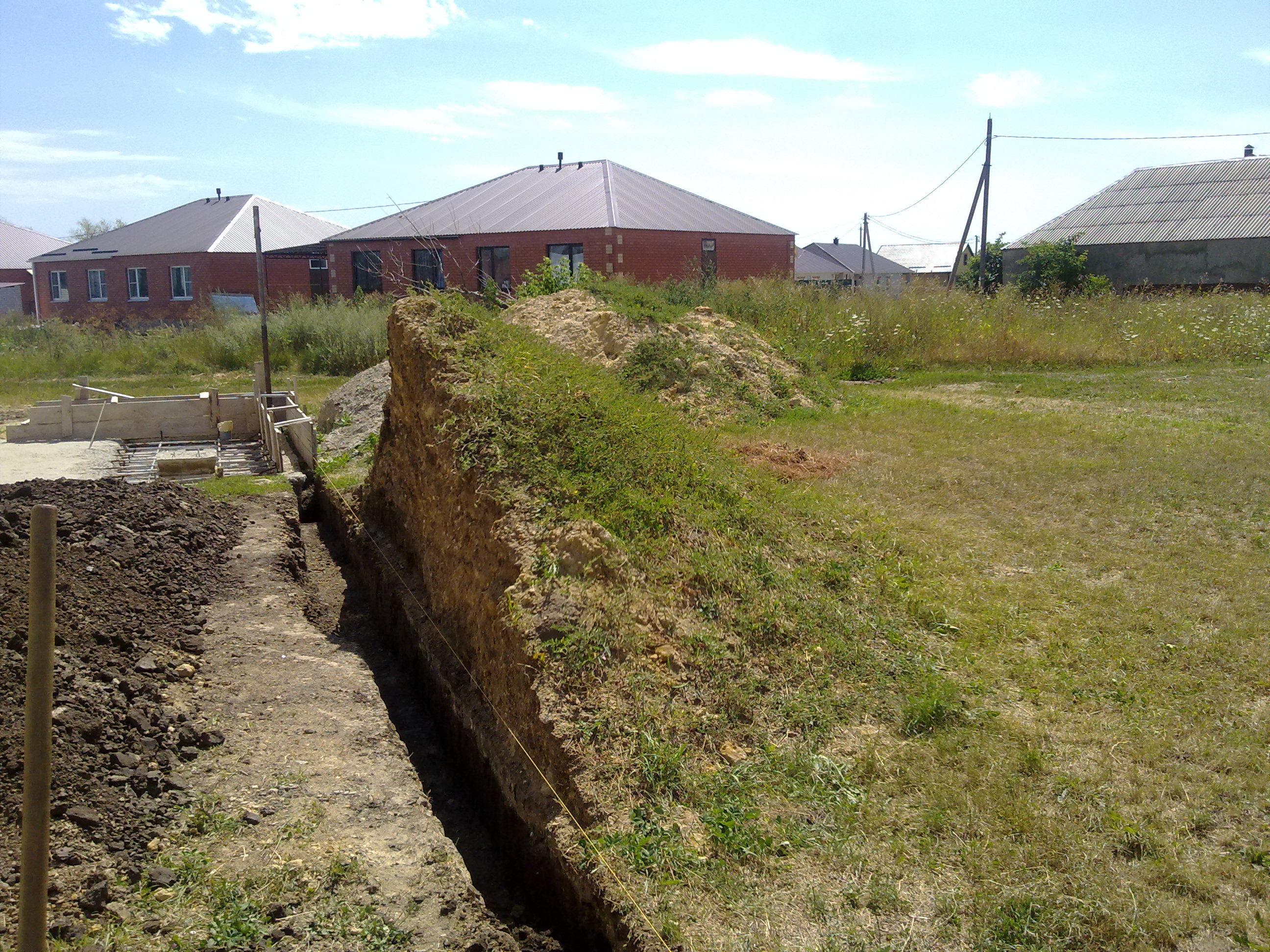 Земляные работы - копка траншей